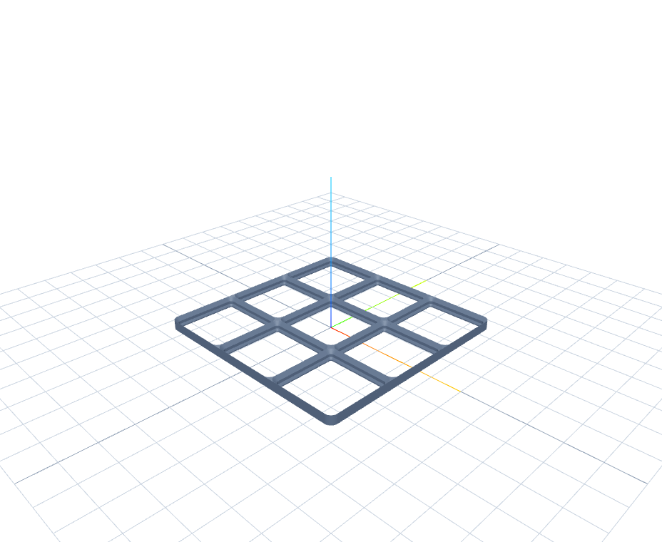 Modular grid baseplate at its default size