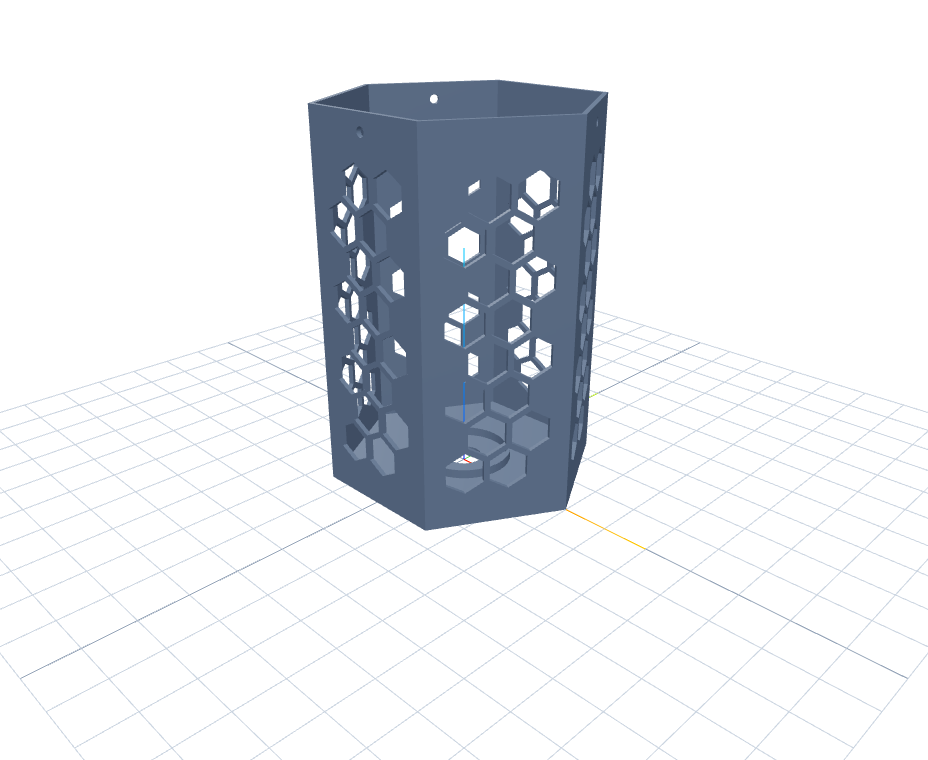 Jali lantern at its default size