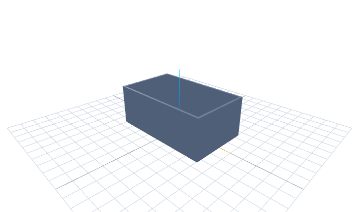 Parametric box at its default size
